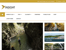 Tablet Screenshot of insightbali.com